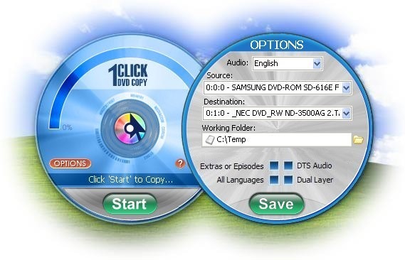 Click to view 1CLICK DVD COPY 5.9.6.0 screenshot